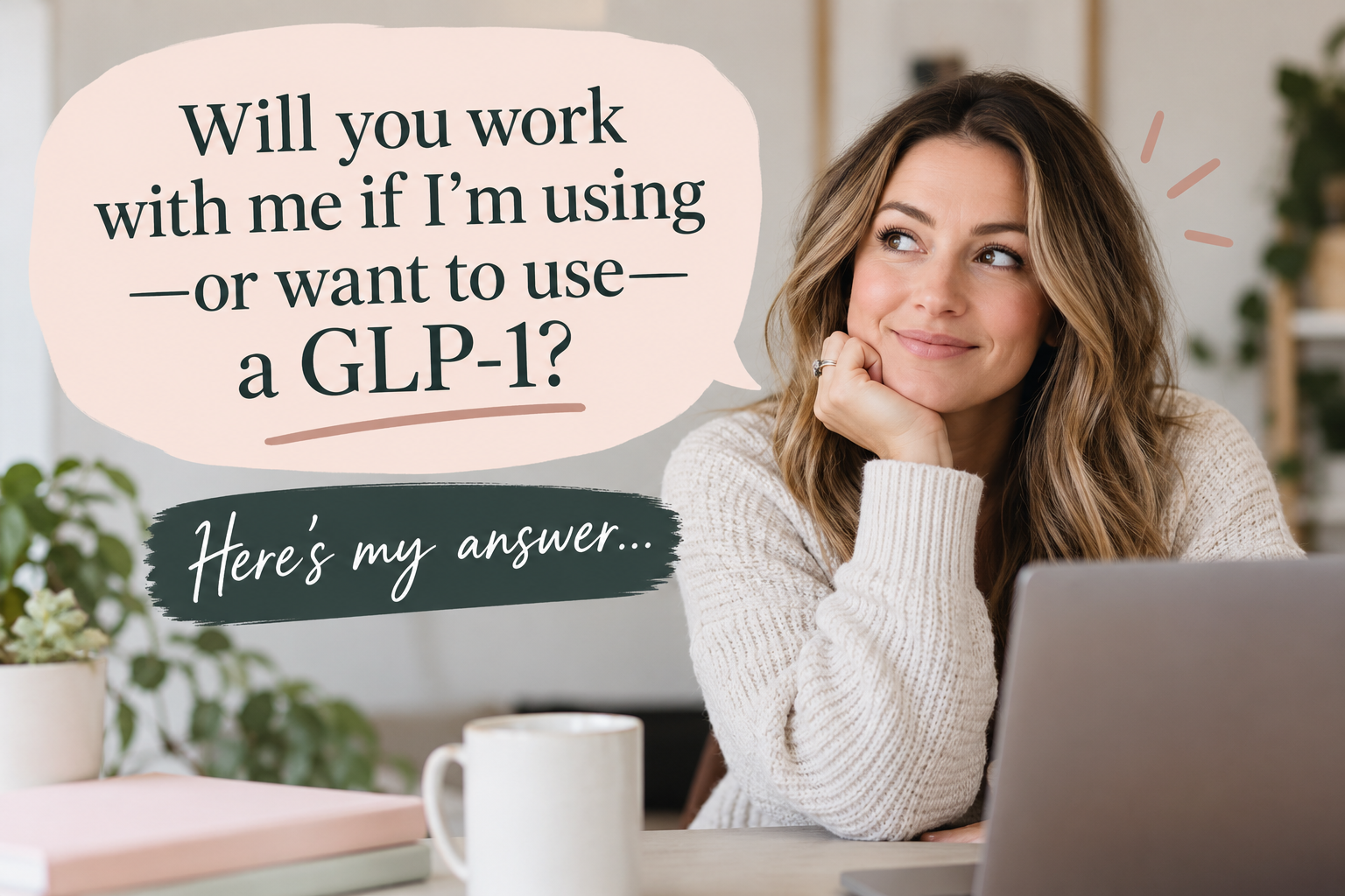 Eating disorder therapist in Waco, TX talking with a client about GLP-1 medication